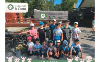 Prvňáčci na školním výletě ve Farmaparku u Toma