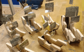 Lodě z dílen deváťáků